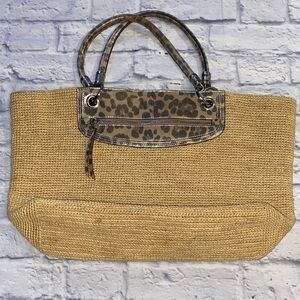 Annabel Ingall Straw Tote Bag Purse